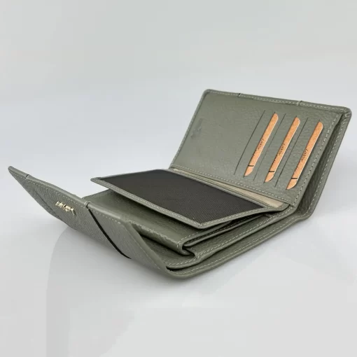 Δερμάτινο Γυναικείο Πορτοφόλι Lavor 1-6071 Χακί