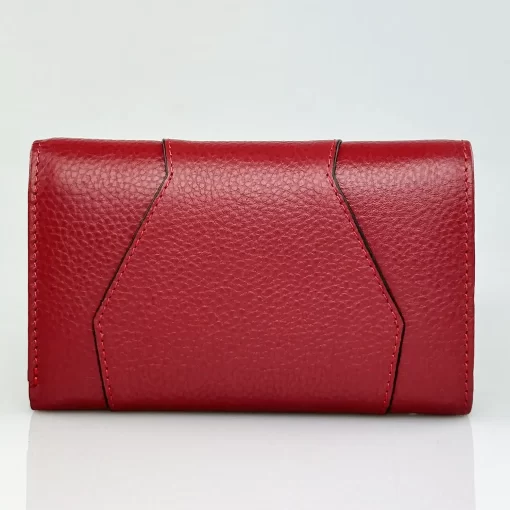 Δερμάτινο Γυναικείο Πορτοφόλι Lavor 1-6071 Κόκκινο