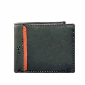 Lavor Δερμάτινο Ανδρικό Πορτοφόλι Slim Μικρού Μεγέθους με RFID Προστασία 1-6152 Καφέ