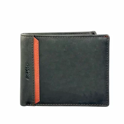 Lavor Δερμάτινο Ανδρικό Πορτοφόλι Slim Μικρού Μεγέθους με RFID Προστασία 1-6152 Καφέ