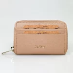 Δερμάτινο γυναικείο πορτοφόλι με RFID Lavor 1-6166 ροζ ανοιχτό