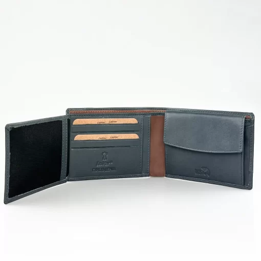 Δερμάτινο αντρικό πορτοφόλι Lavor 1-6170 Μπλε