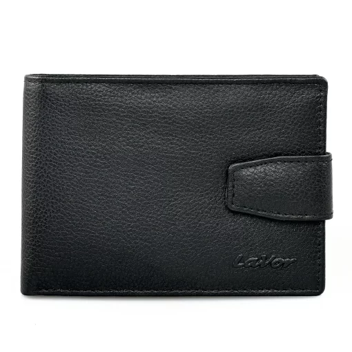 Lavor Δερμάτινο Αντρικό Πορτοφόλι 1-7017-Μαύρο