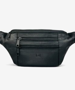 Lavor Δερμάτινο Τσαντάκι Μέσης 1-7122 Μαύρο