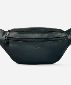 Lavor Δερμάτινο Τσαντάκι Μέσης 1-7123 Μαύρο