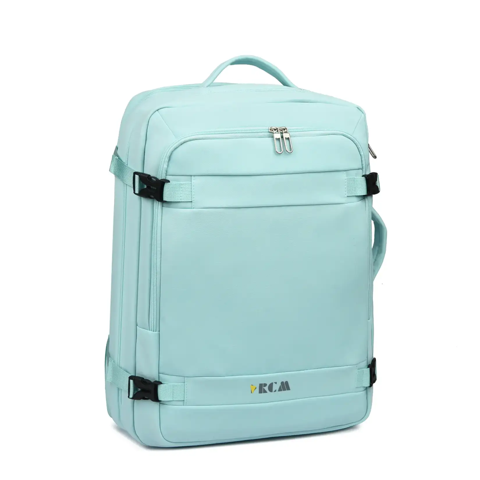 Σακίδιο πλάτης underseat RCM 1005S 30x25x40cm — μπροστινή πλαϊνή όψη με εξωτερικές τσέπες και λογότυπο RCM