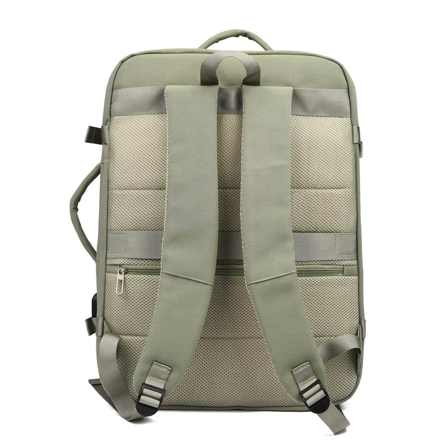 Σακίδιο πλάτης underseat RCM 1005S 30x25x40cm — μπροστινή πλαϊνή όψη με εξωτερικές τσέπες και λογότυπο RCM