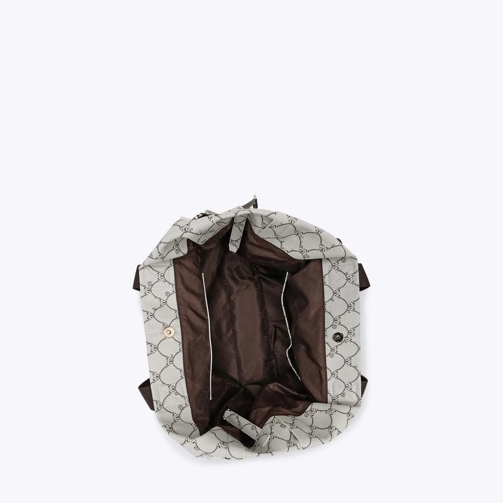 Axel εκρού γυναικεία τσάντα χειρός 1010-3636 με πεταλούδες