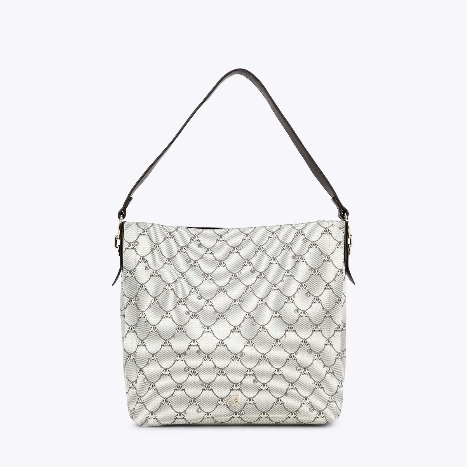 Axel εκρού γυναικεία τσάντα ώμου 1010-3637 με πεταλούδες