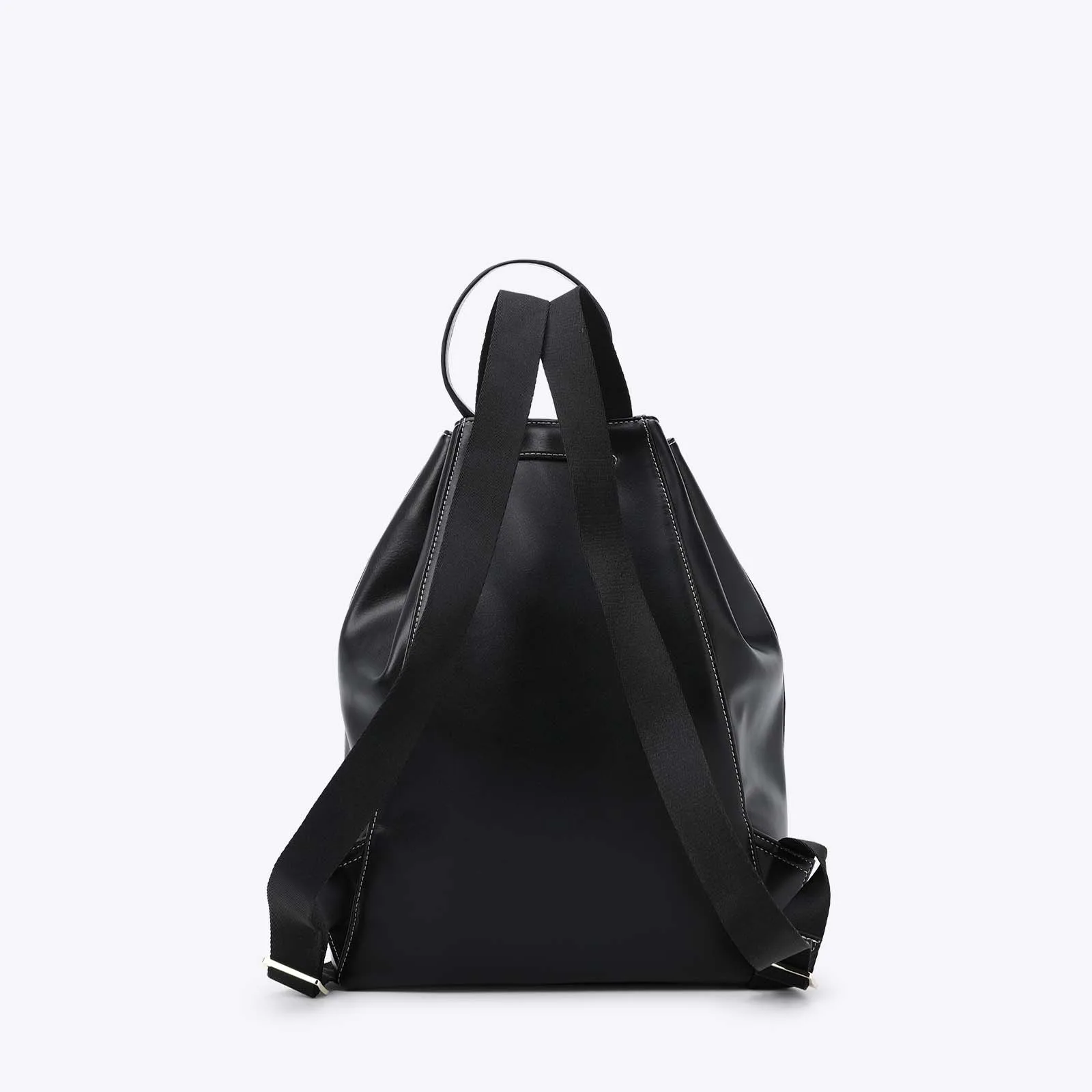 Axel μαύρη γυναικεία τσάντα πλάτης 1023-0599 με χρυσές λεπτομέρειες