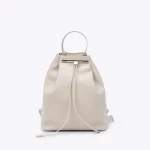 Axel εκρού γυναικεία τσάντα πλάτης 1023-0599 με χρυσές λεπτομέρειες