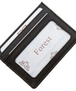 Καρτοθήκη δέρμα Forest 1044-Μαύρο