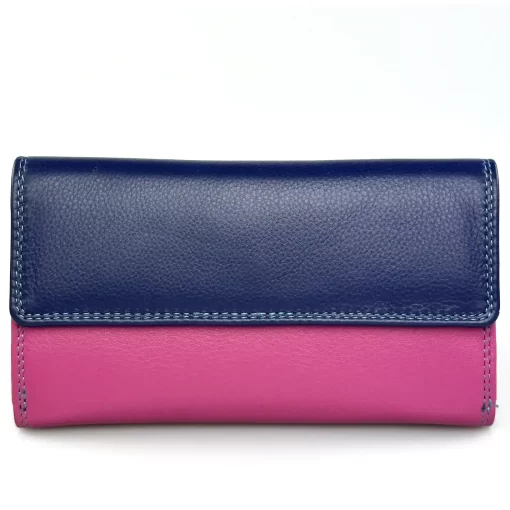 Δερμάτινο Γυναικείο Πορτοφόλι Forest 10771 Φούξια/Μωβ