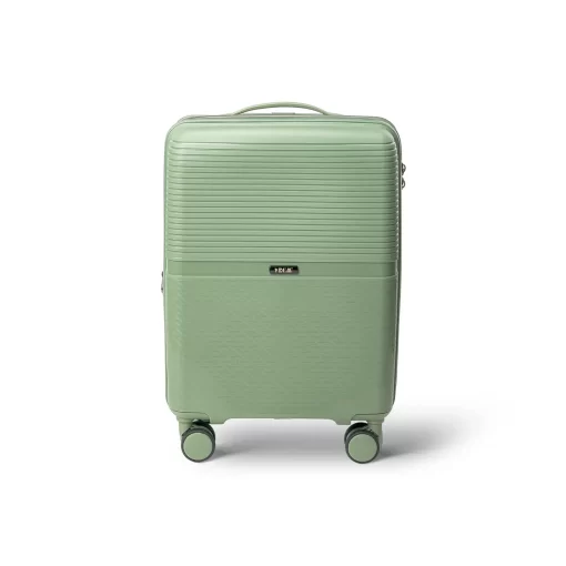 Βαλίτσα Ταξιδίου Καμπίνας Πολυπροπυλένιο με 4 Ρόδες Ύψους 55εκ RCM 1092 Πράσινο