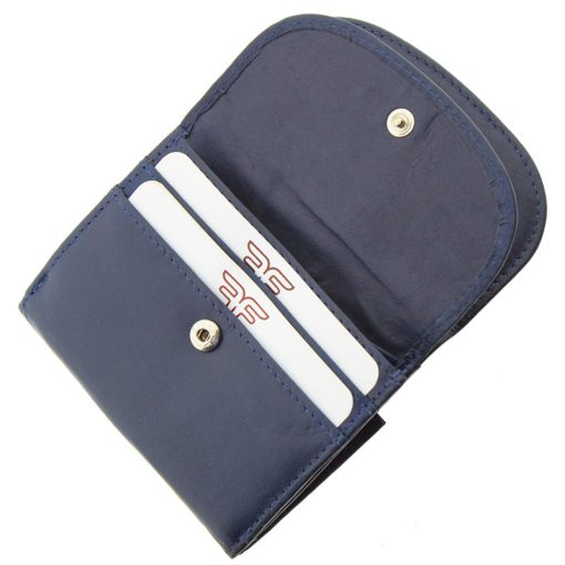 Forest Δερμάτινο Unisex  Πορτοφόλι Μικρού Μεγέθους F1193 Μπλε