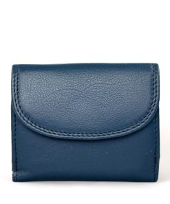 Forest Δερμάτινο Unisex  Πορτοφόλι Μικρού Μεγέθους F1193 Μπλε