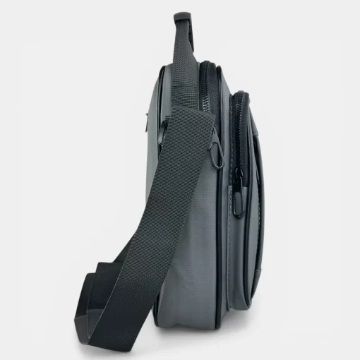 Ανδρική Τσάντα Ώμου Verde Γκρι Δερματίνη 13-0000172