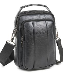 Τσάντα Ώμου Ανδρική   Verde 13-0097-BLACK
