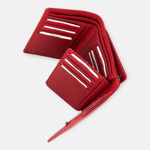 Γυναικείο Δερμάτινο Πορτοφόλι Forest F1412 Κόκκινο