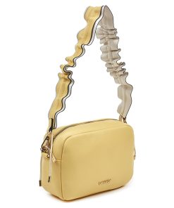 Verde Τσάντα γυναικεία ώμου/χιαστί 16-6259-Yellow