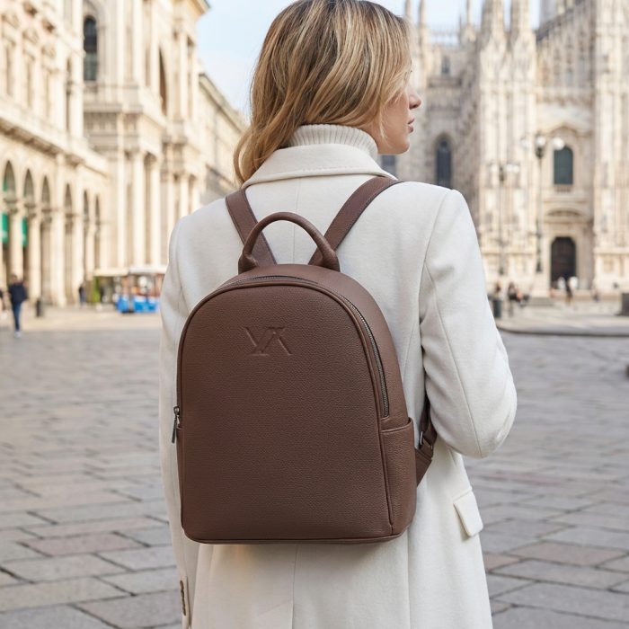 Γυναικείο backpack Verde μοντέρνο για καθημερινή χρήση στην πόλη