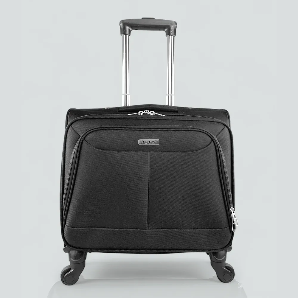 RCM Pilot 16137 επαγγελματική μαύρη τσάντα laptop 15.6" με 4 ρόδες
