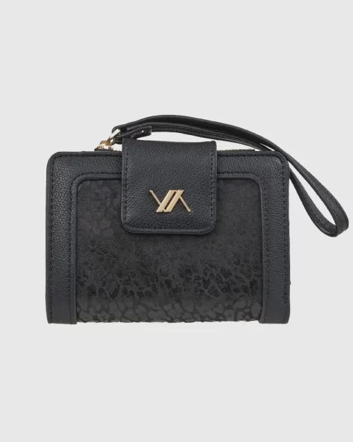 VERDE ΓΥΝΑΙΚΕΙΟ ΠΟΡΤΟΦΟΛΙ 18-0001547 ΑΣ ANIMAL PRINT ΜΑΥΡΟ