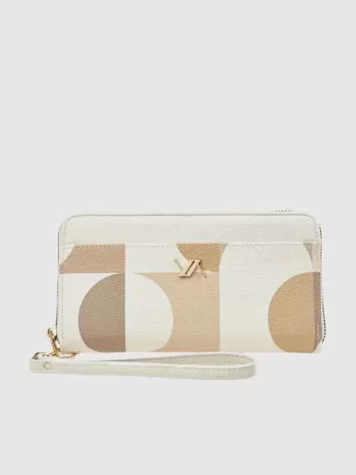 Γυναικείο Πορτοφόλι Δερματίνη Εκρού Verde 18-0001576