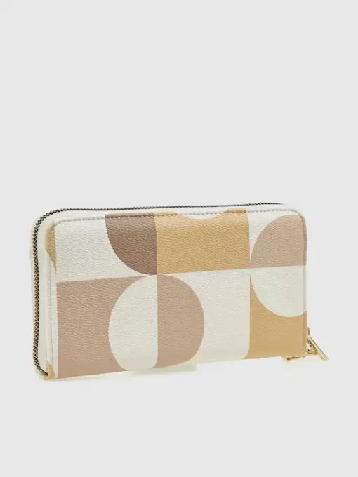 Γυναικείο Πορτοφόλι Δερματίνη Εκρού Verde 18-0001576