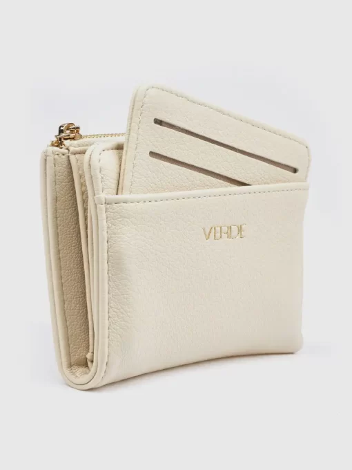 Γυναικείο Πορτοφόλι Δερματίνη Εκρού Verde 18-0001624