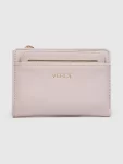 Γυναικείο λιλά πορτοφόλι Verde 18-0001624 με αποσπώμενη καρτοθήκη και χρυσό λογότυπο