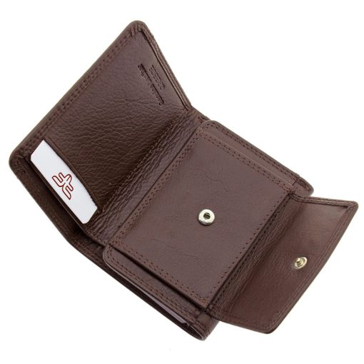 Forest Δερμάτινο Unisex  Πορτοφόλι Μικρού Μεγέθους F2004 Καφέ