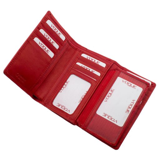 Γυναικείο Δερμάτινο Πορτοφόλι Vogue 2018V Κόκκινο
