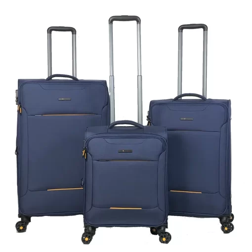 Σετ Βαλίτσες RCM 213-Set3 Μπλε – Premium, Water Resistant, με Κλειδαριά TSA & Επέκταση