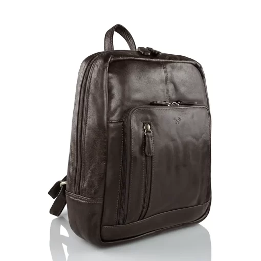 Δερμάτινο Σακίδιο Πλάτης Calfnero 219-068 Καφέ