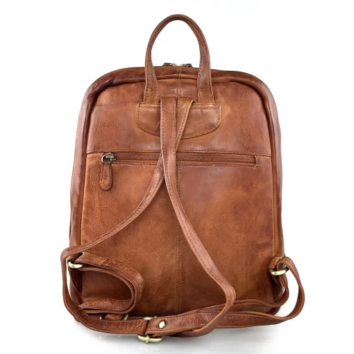 Δερμάτινο Σακίδιο Πλάτης Calfnero 219-068 Κονιάκ