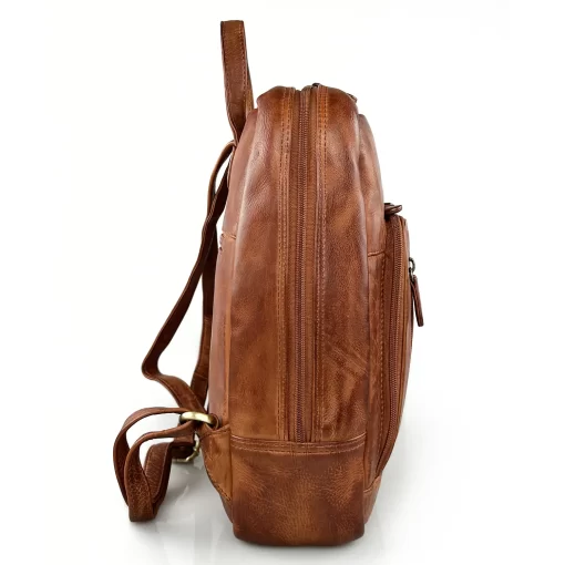 Δερμάτινο Σακίδιο Πλάτης Calfnero 219-068 Κονιάκ