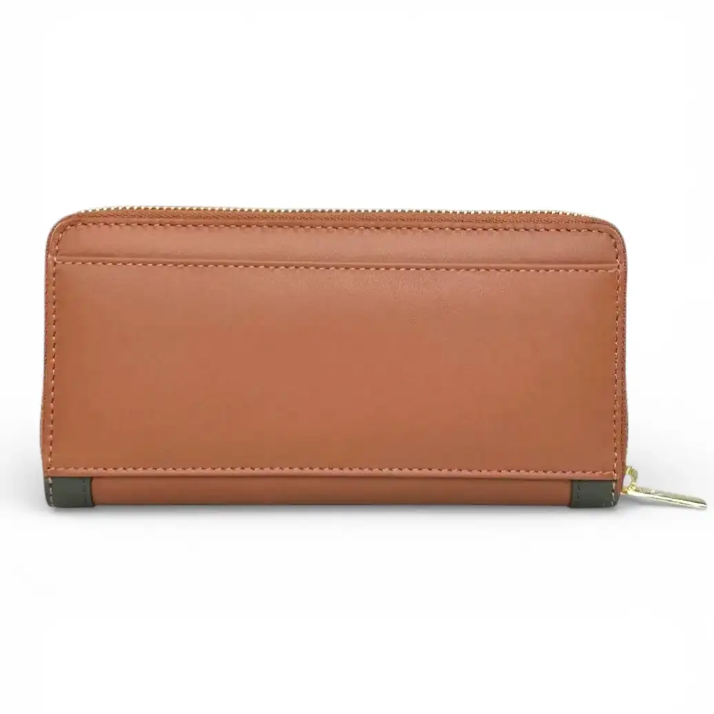 Γυναικείο δερμάτινο πορτοφόλι Guy Laroche 24711 σε μπορντό χρώμα με πολλές θέσεις καρτών