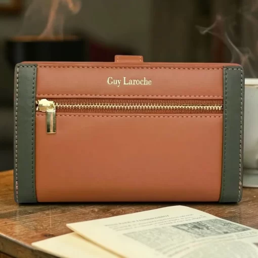 Guy Laroche δερμάτινο γυναικείο Πορτοφόλι 24712 Ταμπα