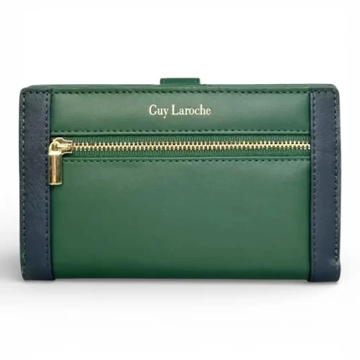 Guy Laroche δερμάτινο γυναικείο Πορτοφόλι 24712 Πράσινο