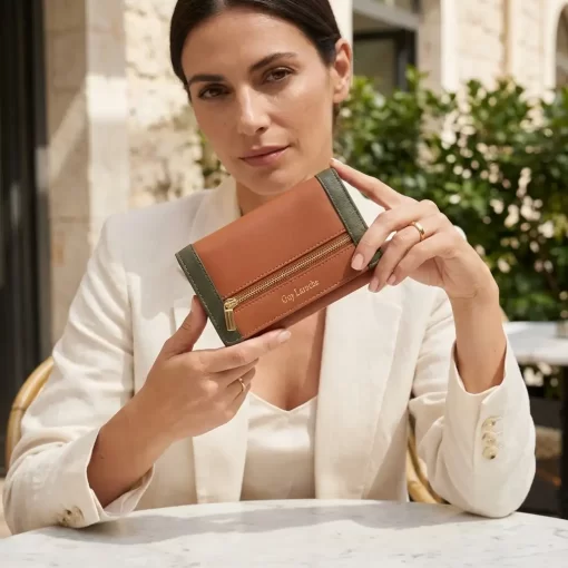 Guy Laroche δερμάτινο γυναικείο Πορτοφόλι 24713 Ταμπα