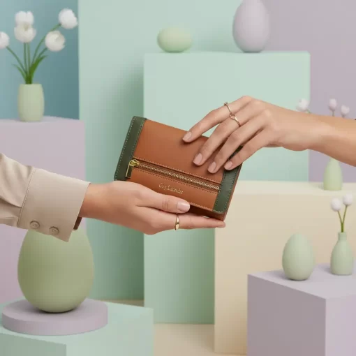 Guy Laroche δερμάτινο γυναικείο Πορτοφόλι 24713 Ταμπα