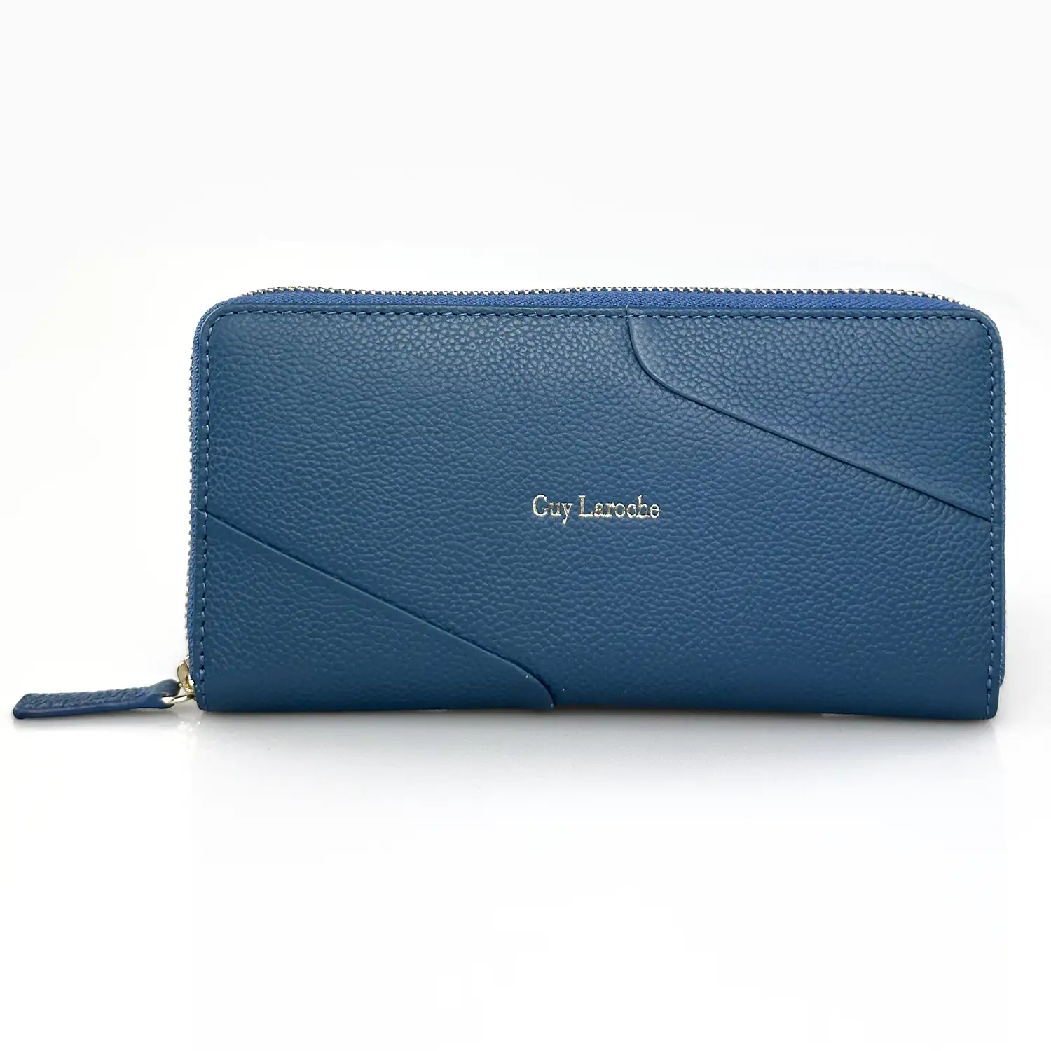 Γυναικείο δερμάτινο πορτοφόλι Guy Laroche 24811 σε μπλε χρώμα με πολλές θέσεις καρτών
