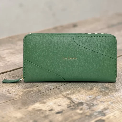 Guy Laroche δερμάτινο γυναικείο Πορτοφόλι 24811 Πράσινο