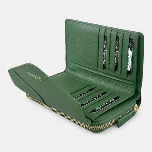 Guy Laroche δερμάτινο γυναικείο Πορτοφόλι 24812 Πράσινο