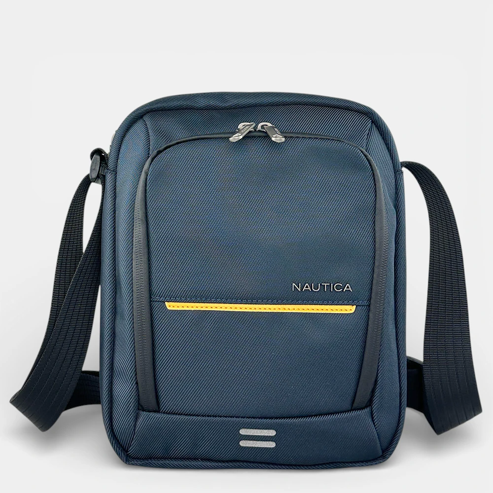 Ανδρική τσάντα ώμου Nautica N2733 σε σκούρο μπλε χρώμα για tablet