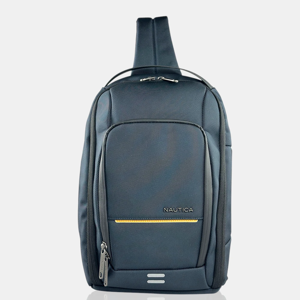 Ανδρική navy blue τσάντα στήθους Nautica N2735 με θέση για tablet.