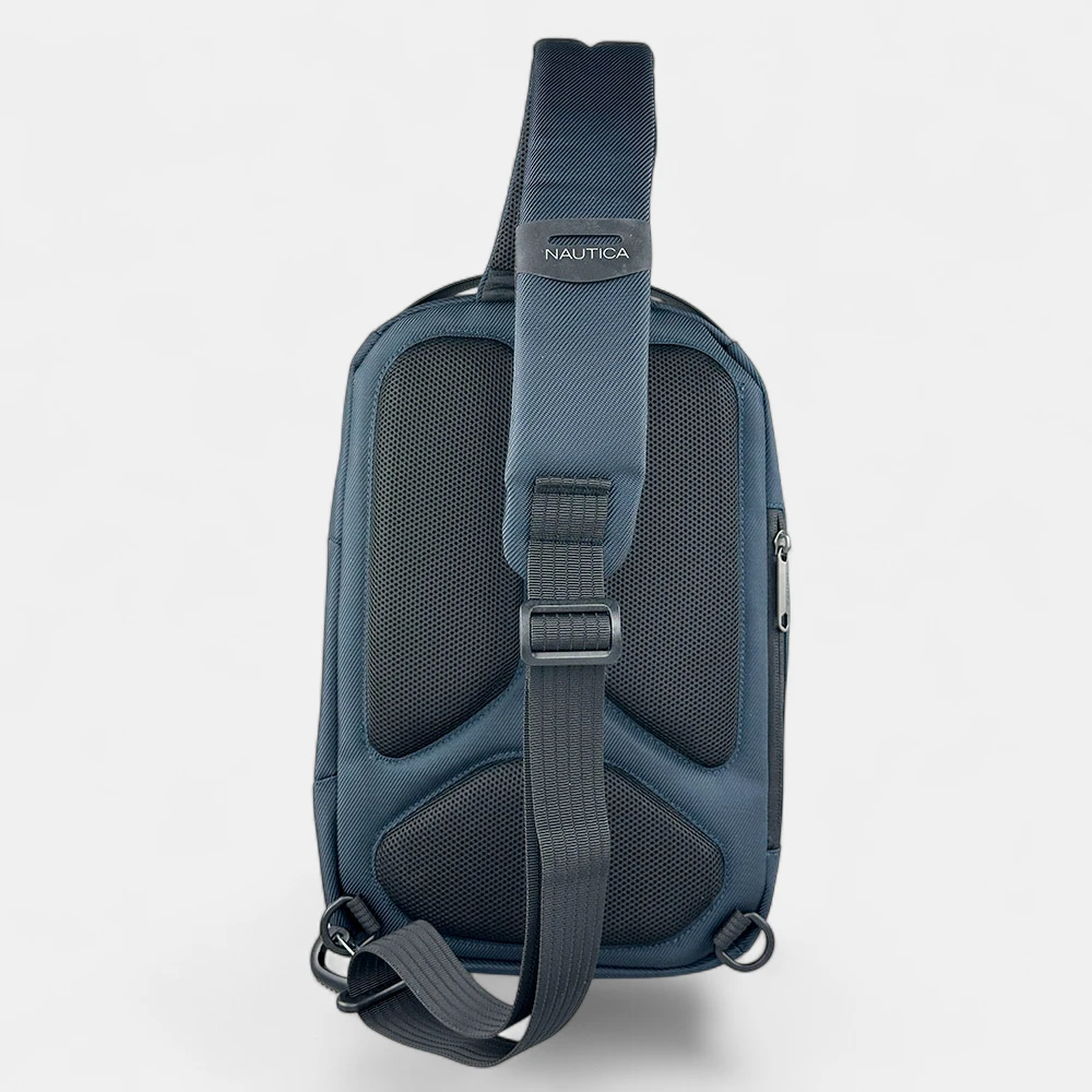 Ανδρική navy blue τσάντα στήθους Nautica N2735 με θέση για tablet.