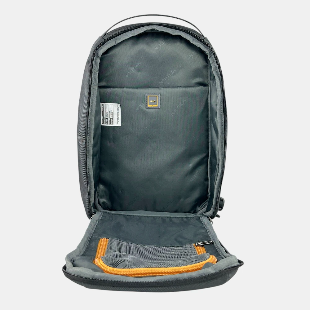 Ανδρική γκρι τσάντα στήθους Nautica N2736 με θέση για tablet.