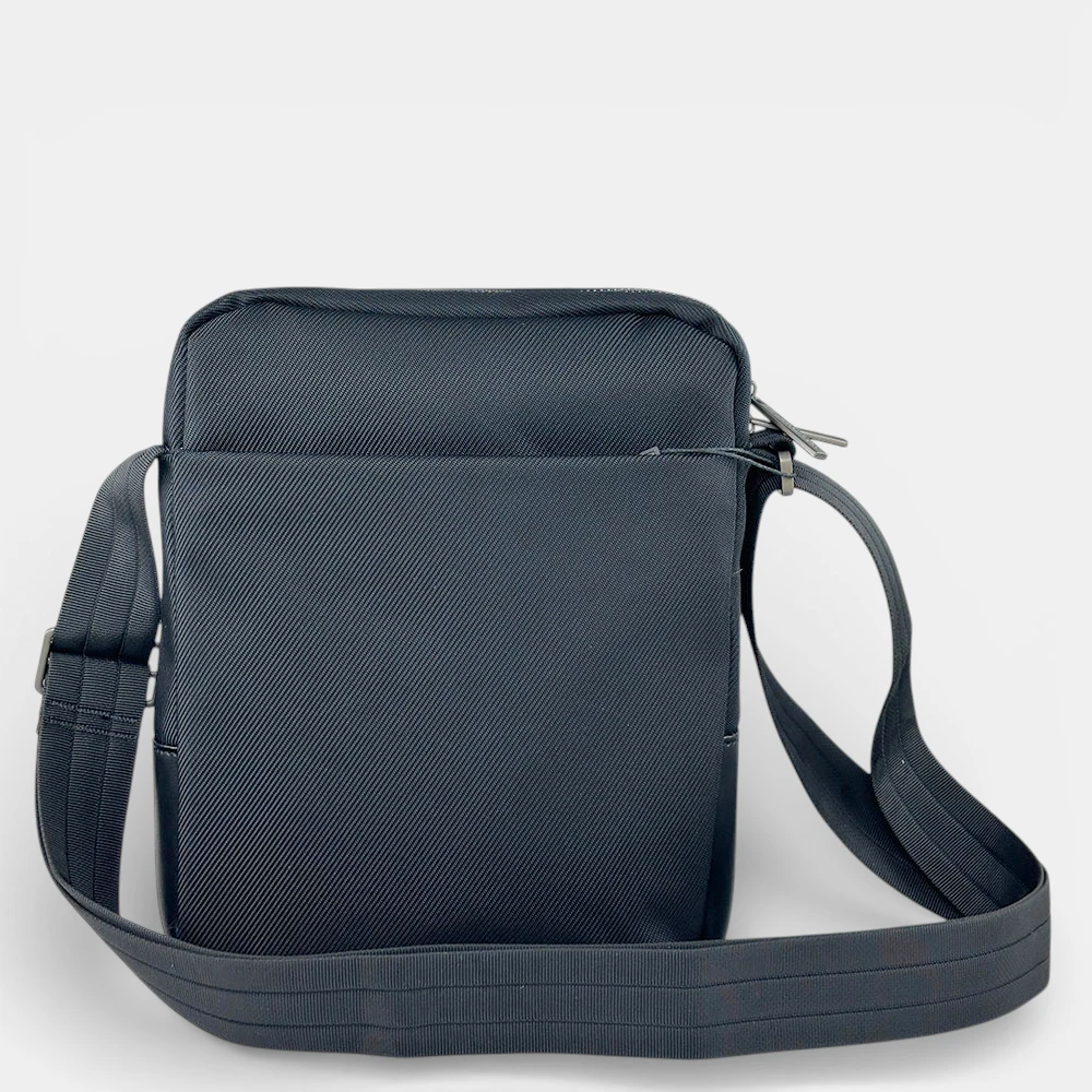 Ανδρική μαύρη τσάντα ώμου Guy Laroche GL2746 με επένδυση microfiber.